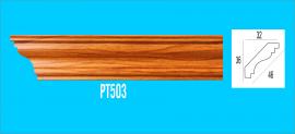 Sản phẩm PS trơn vân gỗ 03 - Phào trần PT503