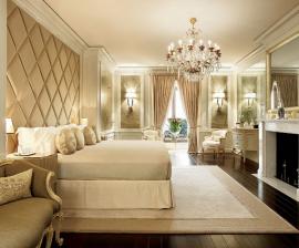 Mẫu phòng ngủ đẹp với kiểu trang trí phào chỉ nội thất vạn người mê